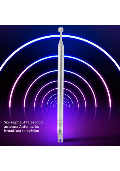 Radyo Tv Için Yedek 39 cm 6 Bölüm Teleskopik Anten Anteni (Yurt Dışından)