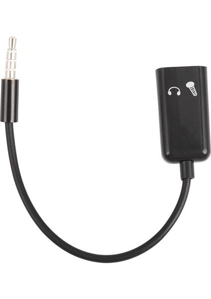 3.5mm Stereo Ses Ayırıcı Erkek - Kulaklık Kulaklık + Mikrofon Adaptörü Çiftler Kablo Demeti Konnektörünü Çevirir (Yurt Dışından)