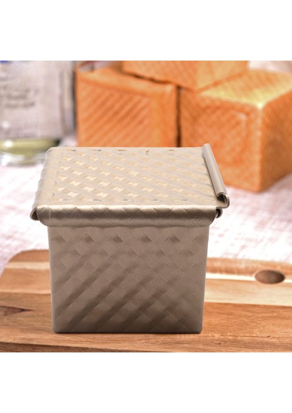 Kapaklı Kare Somun Tava Tost Kalıbı Ekmek Tavası Pullman Somun Tava Kapaklı Yapışmaz Mini Su Küpü Tost Kutusu (Yurt Dışından)