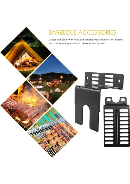 Adet Paslanmaz Çelik Rotisserie Motor Braketi Seti Evrensel Barbekü Motor Destek Plakaları Açık Kamp Barbekü Araçları (Yurt Dışından) modelleri