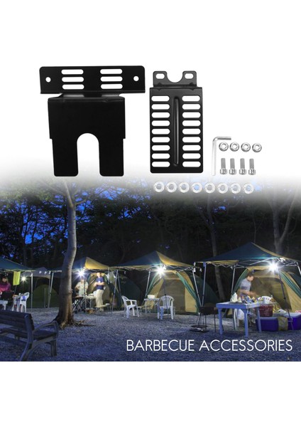 Adet Paslanmaz Çelik Rotisserie Motor Braketi Seti Evrensel Barbekü Motor Destek Plakaları Açık Kamp Barbekü Araçları (Yurt Dışından) fırsatları