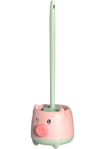 Klozet Fırçası ve Tutucu, Banyo Derin Temizlik Için Kompakt Klozet Temizleme Fırçası Seti (Yurt Dışından)