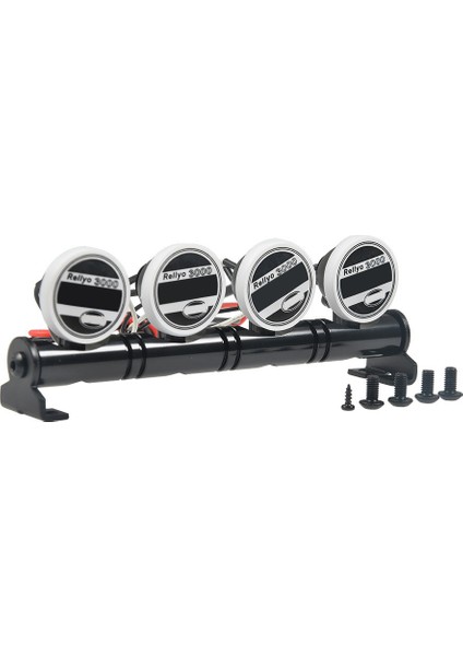 92.5mm Çok Fonksiyonlu Parlak LED Işık Lamba Çubuğu 1/10 Rc Paletli Traxxas Trx-4 Trx4 SCX10 Rc Paletli Rc Araba, 4 LED (Yurt Dışından)