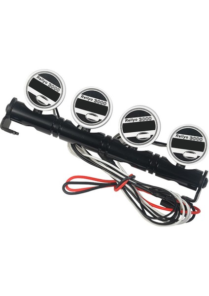 92.5mm Çok Fonksiyonlu Parlak LED Işık Lamba Çubuğu 1/10 Rc Paletli Traxxas Trx-4 Trx4 SCX10 Rc Paletli Rc Araba, 4 LED (Yurt Dışından)