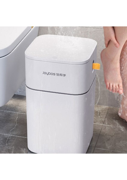 Joybos Fotoselli Banyo Çöp Kovası Kapaklı Otomatik Çöp Kovası Yatak Odası Hareket Sensörlü Çöp Kutusu 3.5 Galon (Yurt Dışından)