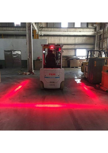 Inç 30W Kırmızı Çizgi LED Forklift Araba Uyarı Lambası Güvenlik Çalışma Işığı Çubuğu Depo Tehlike Alanı Işığı, 10-80V Su Geçirmez (1 Adet) (Yurt Dışından)