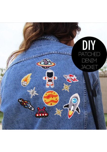 Demir On Yamalar 26 Adet Gezegen Astronot Dıy Dikiş Dekorasyon Aplikler Giyim Için Çıkartmalar, Sırt Çantası, Tamir Delik Sopa (Yurt Dışından) fırsatları