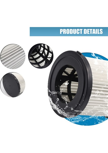 Paket DCV5801H Hepa Yedek Filtre Dewalt DCV580 ve DCV581H/DEWALT DCV5801H Islak Kuru Vakum Yedek Filtre (Yurt Dışından)