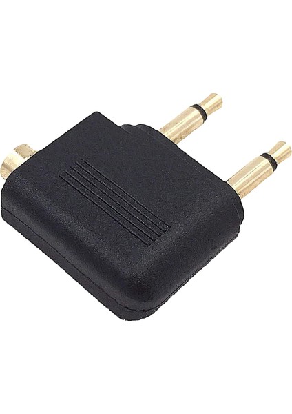4 Paket Uçak Kulaklık Adaptörü, Havayolu Uçak Uçuş Adaptörleri (Yurt Dışından)