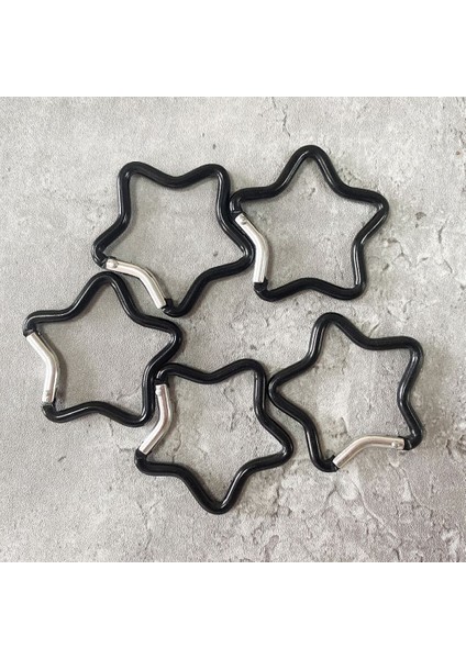 10 Adet Beş Köşeli Yıldız Alüminyum Karabina Anahtarlık Açık Anahtarlık Kanca Su Şişesi Asılı Toka Seyahat Aksesuarları (Yurt Dışından) indirimleri