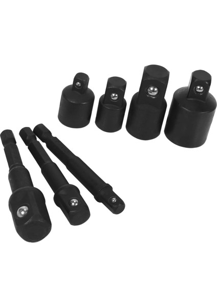 3 Adet Altıgen Boşluk Adaptör Soketi Adaptör Soket Anahtarı 1/4", 1/2", 3/8 Soket Adaptörü ve 4 Adet 1/4 - 3/8 x 3/8 - 1/4 Inç - 3/8 - 1/2 – 1/2 Ila 3/8 (Yurt Dışından)