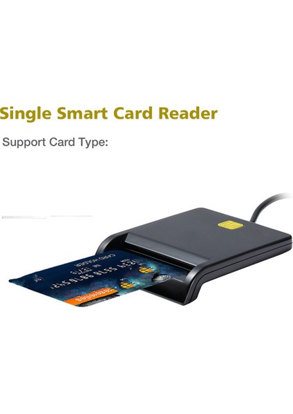 Banka Kartı Için USB Akıllı Kart Okuyucu Ic/ıd Emv Kart Okuyucu Linux Işletim Sistemi Için Windows 7 8 10 Için Yüksek Kalite Usb-Ccıd Iso 7816 (Yurt Dışından)