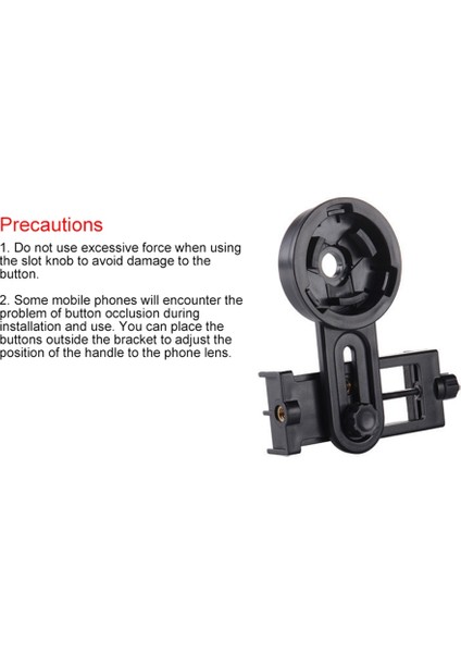 Dürbün Teleskop Aksesuarları Adaptör Konnektör Klipsi Dürbün Tutucu Izleme Için Fit Cep Telefonu Braketi (Yurt Dışından) fırsatları