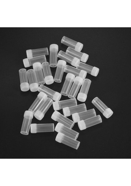 200 Adet 5 ml Plastik Numune Şişeleri Içme Mini Şeffaf Saklama Kutusu Flakon Saklama Kabı (Yurt Dışından)