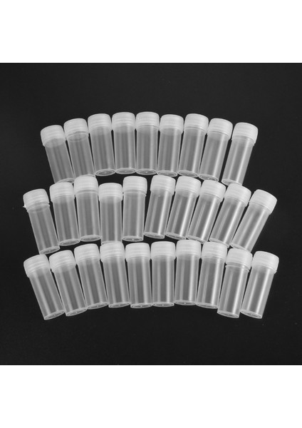 200 Adet 5 ml Plastik Numune Şişeleri Içme Mini Şeffaf Saklama Kutusu Flakon Saklama Kabı (Yurt Dışından)