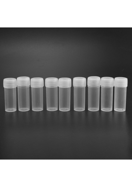 200 Adet 5 ml Plastik Numune Şişeleri Içme Mini Şeffaf Saklama Kutusu Flakon Saklama Kabı (Yurt Dışından)