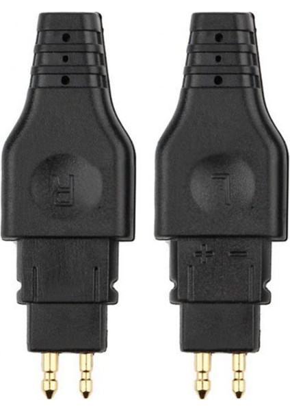 2 Adet Mini Kulaklık Kablosu Pin Ses Kulaklık Jakı Fiş Konnektörü Sennheiser HD650 HD600 HD580 HD25 Siyah (Yurt Dışından)