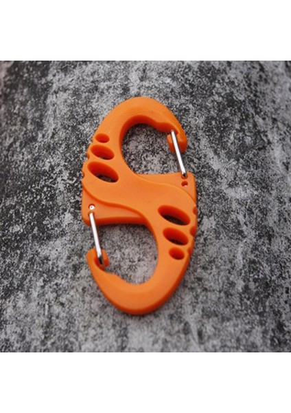 10 Adet Pratik Açık Spor 8 Şekilli Küçük Karabina Yapış Metal + Plastik Tırmanma Toka Kamp Yürüyüş Klip Kanca Anahtarlık (Yurt Dışından) indirimleri