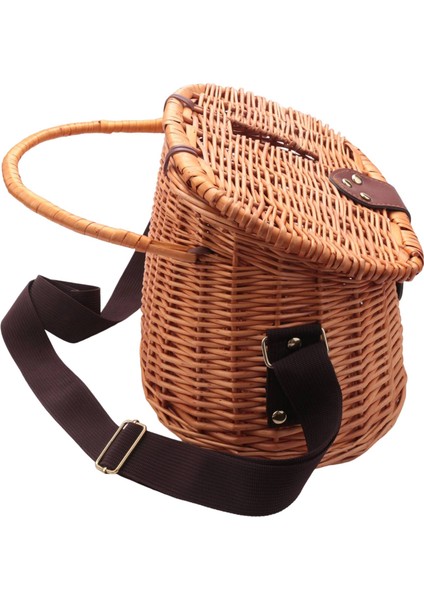 Hasır Sepet Balıkçılık Creel Alabalık Levrek Kafes Mücadele Balıkçı Kutusu Açık Klasik Söğüt Alabalık Balıkçılık Creel Sepeti (Yurt Dışından) fırsatları