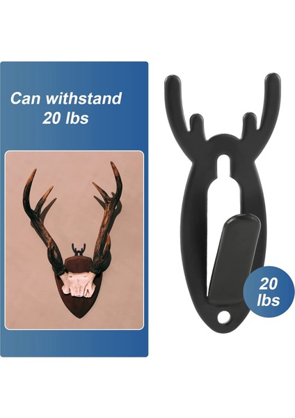 Paket Geyik Kafatası Kanca, Çelik Avrupa Montaj Kafatası Askısı Geyik Kafatası Asılı Oturma Odası, Yatak Odası Için Kolay Kurulum (Yurt Dışından) fiyatları