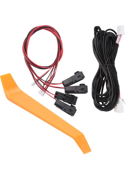 4 Adet LED Ayak Işık Ortam Işığı Dekoratif Işık Özel Atmosfer Lambası Buz Mavisi Toyota Highlander 2021 2022 Için (Yurt Dışından) modelleri