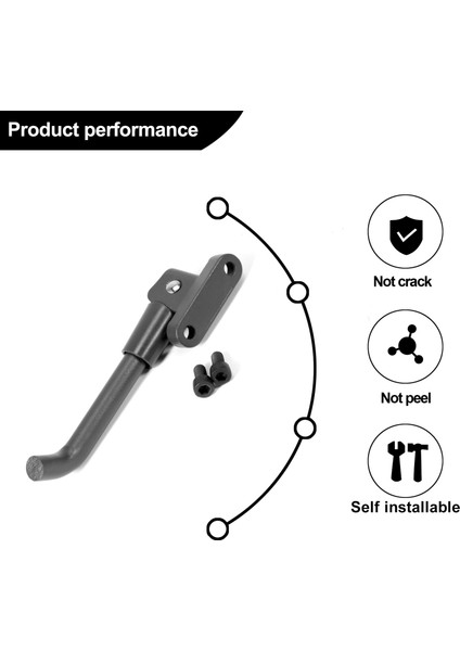 Scooter Park Standı Kickstand Xiaomi Mijia M365 Elektrikli Scooter Kaykay Aksesuarları Tripod Sıyah (Yurt Dışından) modelleri