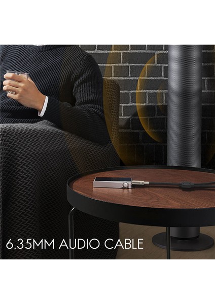 6.35MM 1/4 Inç Stereo Jak Ayırıcı Kablo Adaptörü Kurşun Fişi Çift 6.35MM Sokete (Yurt Dışından) fırsatları