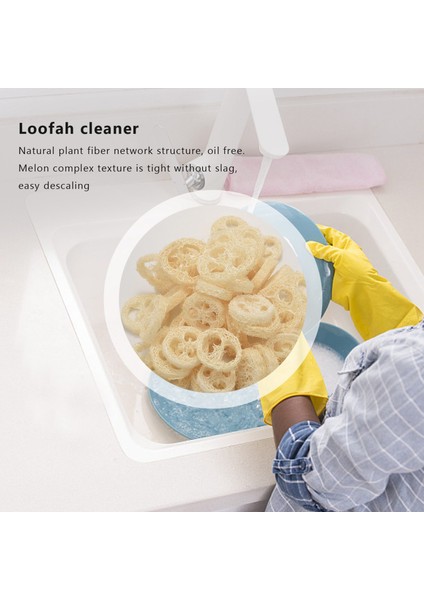 4-6 cm Geniş 50 Adet/grup Doğal Lif Kabağı Dilim Diy Özelleştirme Sabun Araçları, Temizleyici, Sünger Scrubber, Yüz Sabunu Tutucu (Yurt Dışından)