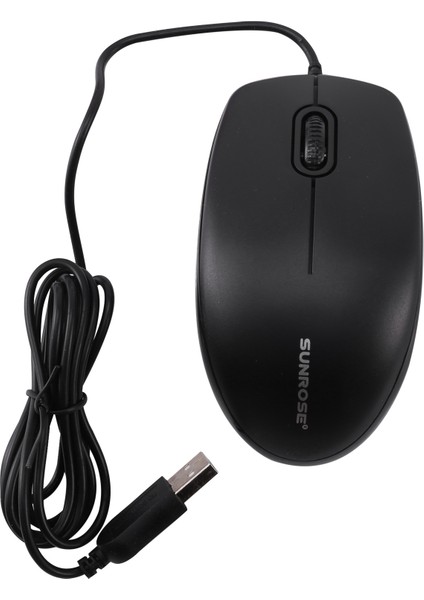 Sunrose 2385 Kablolu USB Bilgisayar Oyun Mouse Pc Lol Pubg Oyunları Için (Yurt Dışından)