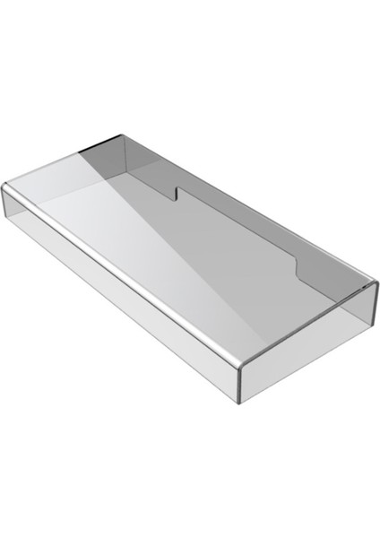 Klavye Toz Kapağı Şeffaf Güçlü Akrilik Klavye Kapağı Temizlemesi Kolay Masaüstü Klavye 375X150X48 mm (Yurt Dışından)