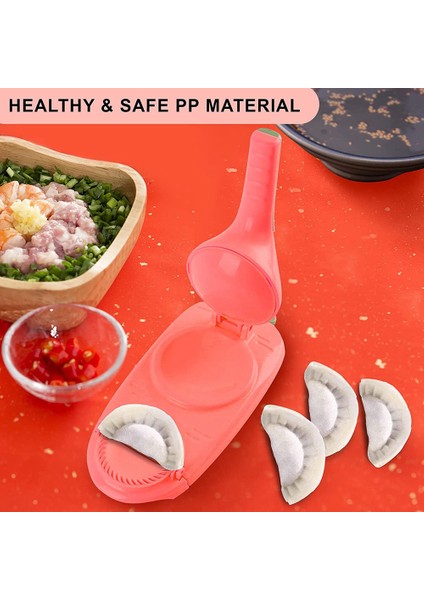 Dumpling Press Maker Kalıpları, Pres Kalıpları Seti Manuel Tortilla Presi, Köfte Empanadas Yapmak Için 10 Saniye 3 (Yurt Dışından)