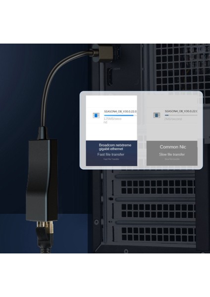 USB - Ethernet Adaptörü, USB 3.0 - Gigabit Ethernet Ağ Adaptörü (Yurt Dışından)