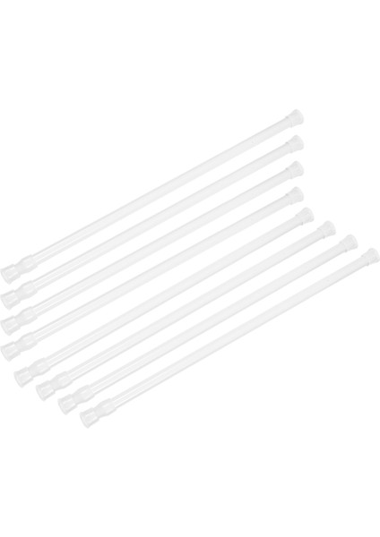 Küçük Germe Çubukları 15,7 Inç Ila 28 Inç Yay Uzatılabilir Perde Perde Duş Perdesi Mutfak Dolabı Çatal Bıçak Takımı, Dolaplar ve Dolaplar Için Teleskopik Çubuk, Beyaz (Yurt Dışından) fiyatları