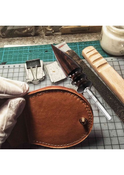 Sivri Uç Narra Deri Parlatıcı Deri Slicker Alet Matkap Setleri-1/8 Inç (3mm) Dremel Döner Aletler Için Şaft (2 Adet) (Yurt Dışından)
