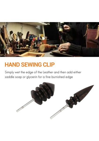 Sivri Uç Narra Deri Parlatıcı Deri Slicker Alet Matkap Setleri-1/8 Inç (3mm) Dremel Döner Aletler Için Şaft (2 Adet) (Yurt Dışından)