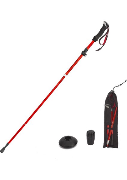 Trekking Direği Katlanır Alüminyum Alaşımlı Ultra Hafif Ultra Kısa Teleskopik Açık Kamışı Yürüyüş Sopası 5 Bölümlü Yürüyüş Sopası (Yurt Dışından)
