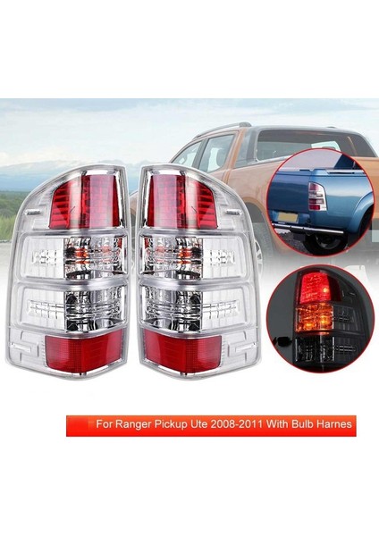 Araba Arka Kuyruk Işık Fren Lambası Ampul ile Ford Ranger Pickup Ute 2008 2009 2010 2011 Sol (Yurt Dışından)