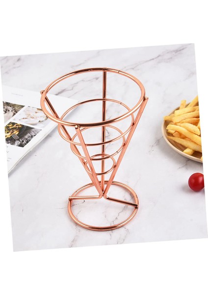 Stand Tavuk Külahı Kızarmış Patates Rafları Için 4 Adet Mutfak Tutucu Tel (Yurt Dışından)
