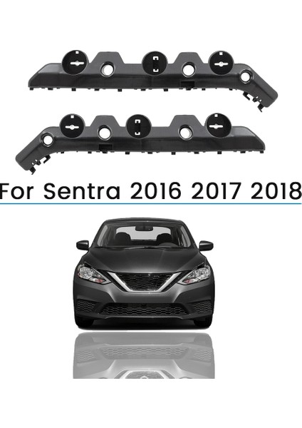 16-18 Nissan Sentra Için Ön Tampon Tutucu Takoz Desteği Lh Rh 2pc (Yurt Dışından)