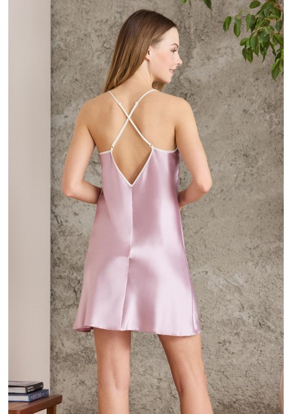 Saten Emprime Gecelik & Sabahlık Takım - 2420 indirimleri