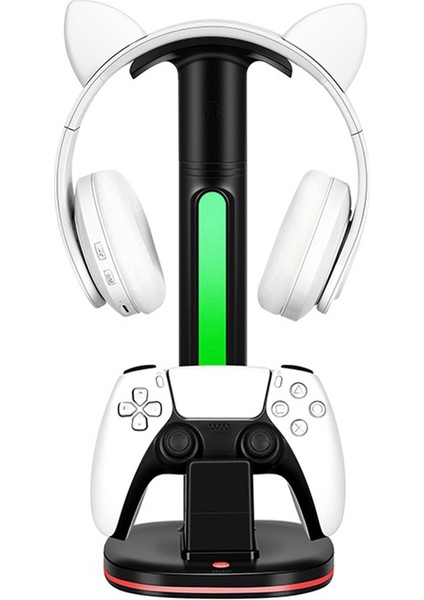 Ps5 Için Kolu ve Kulaklık Dock Denetleyicisi Şarj Istasyonu USB Şarj Aleti Ps5 Gamepad Için Şarj Standı Joystick Şarj Cihazı (Yurt Dışından)