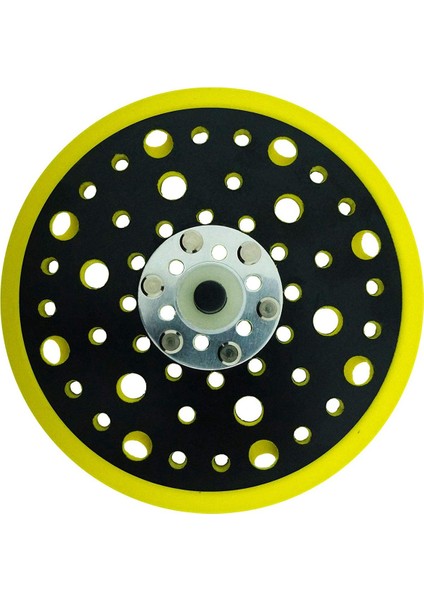150MM 5/16 Dişli 52 Delik Orta Yoğunluklu Rastgele Orbital Zımpara Makinesi Kanca ve Döngü Destek Pedi Mirka Ceros Deros ile Uyumlu (Yurt Dışından)