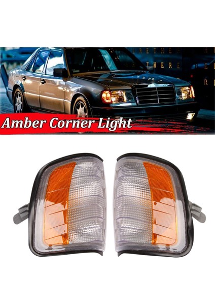 Araba Köşe Işık Ön Dönüş Sinyali Gösterge Lambası Mercedes Benz E Sınıfı Için W124 1985-1996 1248261243 1248261143 (Yurt Dışından)