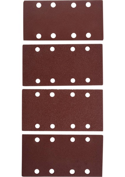 25 Adet Zımpara Pedleri, Zımpara Kağıdı Cırt Cırtlı Kum Kağıdı 93X185MM Delikli 8 Delikli Kum 40/60/80/120 Fit Sac Orbital Zımpara Çoklu Zımpara Alüminyum Oksit Tahıl (Yurt Dışından)