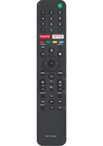 Tv Uzaktan Kumandası Sessiz Netflix Google Play Sony RMF-TX500P RMF-TX520U KD-43X8000H KD-49X8000H Için Kullanın (Yurt Dışından)