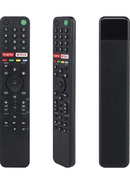 Tv Uzaktan Kumandası Sessiz Netflix Google Play Sony RMF-TX500P RMF-TX520U KD-43X8000H KD-49X8000H Için Kullanın (Yurt Dışından)