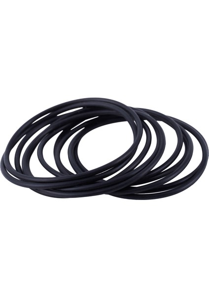 10 Adet Siyah Kauçuk Yağ Filtresi Contası O-Ring Contası 38MM x 35MM x 1.5mm (Yurt Dışından)