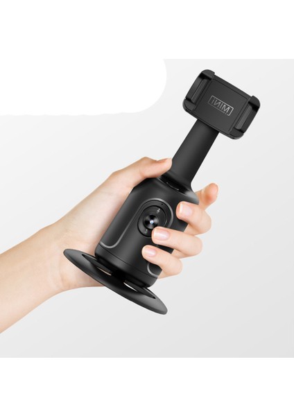 Telefon Otomatik Yüz Takip Gimbal Sabitleyici 360° Döndürme Masaüstü El Gimbal Canlı Akış Için Telefon Tripod-B (Yurt Dışından)