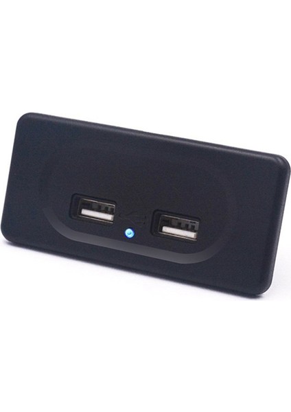 3.1A Çift USB Araç Şarj Soketi 12 V 24 V Motosiklet Oto Kamyon Atv Tekne Rv Otobüs Güç Adaptörü Çıkışı LED Işık (Yurt Dışından) modelleri