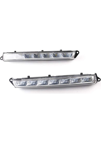 1 Çift LED Mercedes Için Gündüz Çalışma Işığı Benz X164 GL350 GL450 GL500 LED Sis Drl A1649060351 A1649060451 (Yurt Dışından)